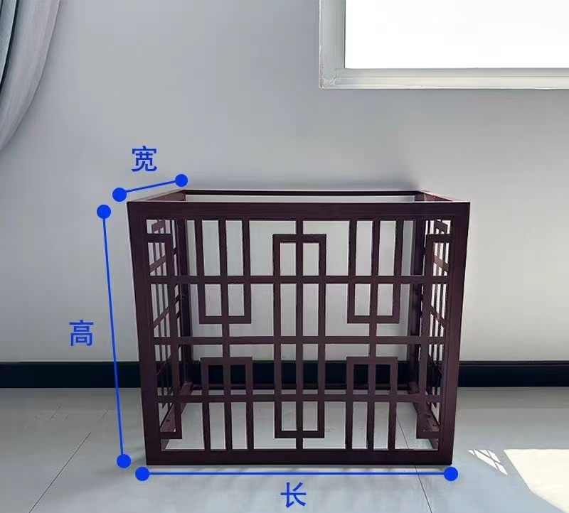 乌鲁木齐市仿石材铝单板镀锌铁板空调罩 - 方案